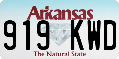 AR license plate 919KWD