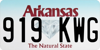 AR license plate 919KWG