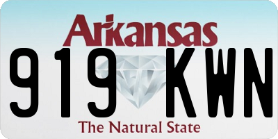 AR license plate 919KWN