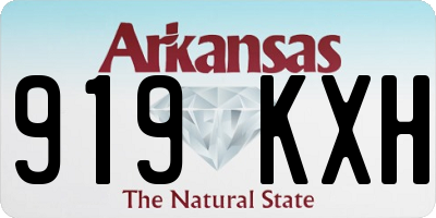 AR license plate 919KXH