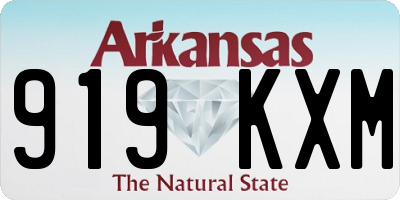 AR license plate 919KXM