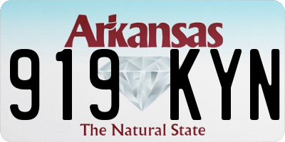 AR license plate 919KYN