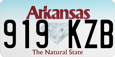 AR license plate 919KZB