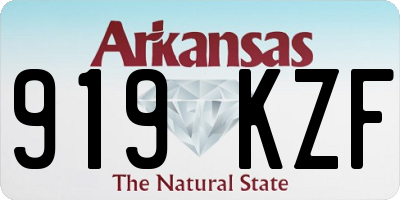 AR license plate 919KZF