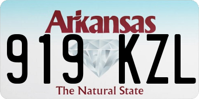 AR license plate 919KZL