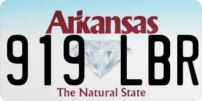 AR license plate 919LBR