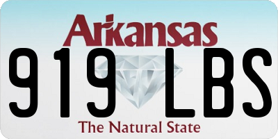 AR license plate 919LBS