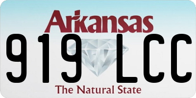 AR license plate 919LCC