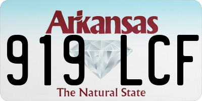 AR license plate 919LCF