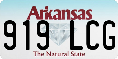 AR license plate 919LCG