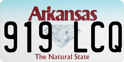 AR license plate 919LCQ