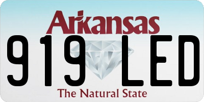 AR license plate 919LED