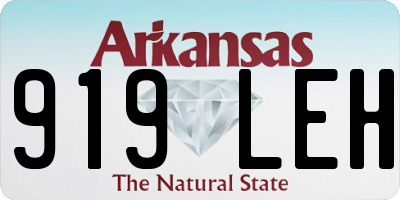 AR license plate 919LEH