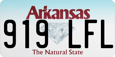 AR license plate 919LFL