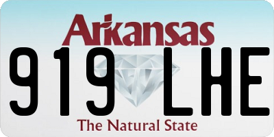 AR license plate 919LHE