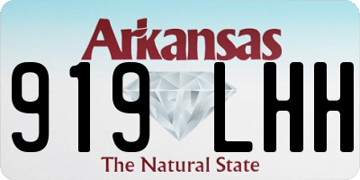 AR license plate 919LHH