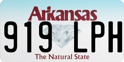 AR license plate 919LPH