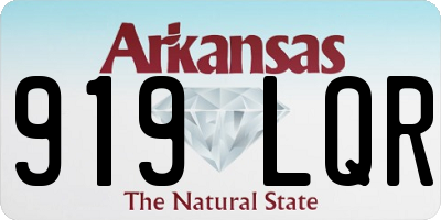 AR license plate 919LQR