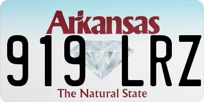 AR license plate 919LRZ