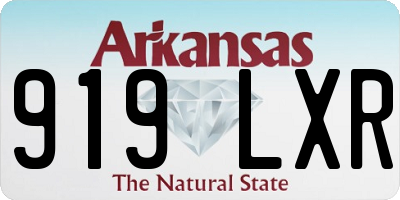 AR license plate 919LXR
