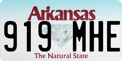 AR license plate 919MHE