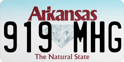 AR license plate 919MHG