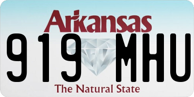 AR license plate 919MHU