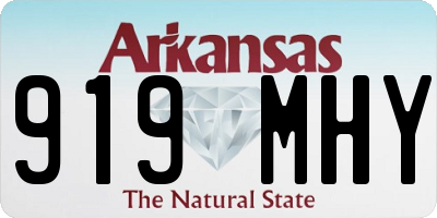 AR license plate 919MHY