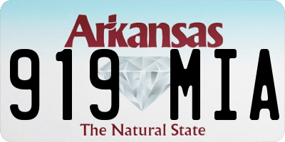 AR license plate 919MIA