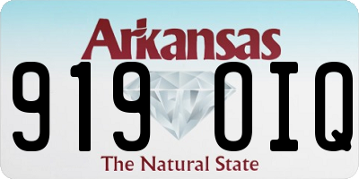 AR license plate 919OIQ