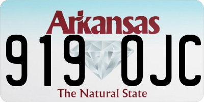 AR license plate 919OJC