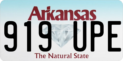 AR license plate 919UPE