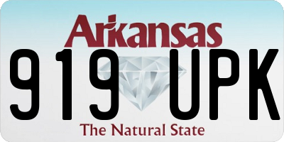 AR license plate 919UPK
