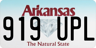 AR license plate 919UPL