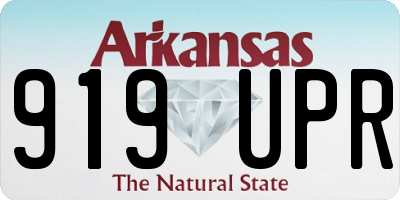 AR license plate 919UPR