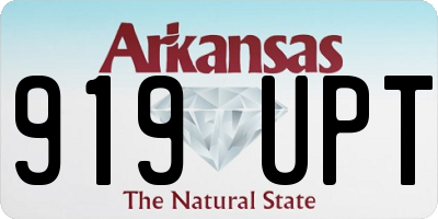 AR license plate 919UPT