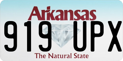 AR license plate 919UPX