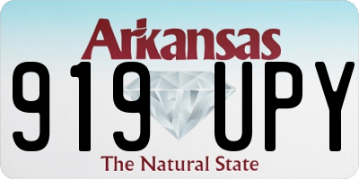 AR license plate 919UPY