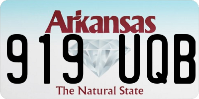AR license plate 919UQB