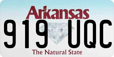 AR license plate 919UQC