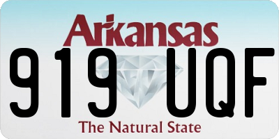 AR license plate 919UQF