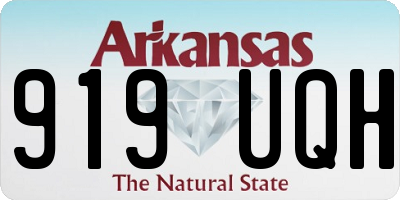 AR license plate 919UQH