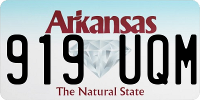 AR license plate 919UQM