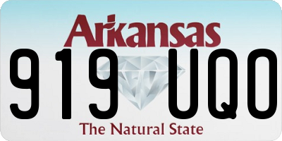 AR license plate 919UQO
