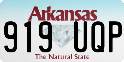 AR license plate 919UQP