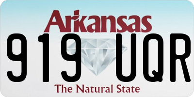 AR license plate 919UQR