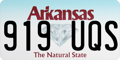 AR license plate 919UQS