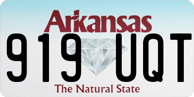 AR license plate 919UQT