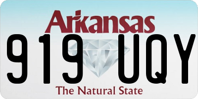 AR license plate 919UQY