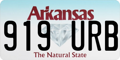 AR license plate 919URB